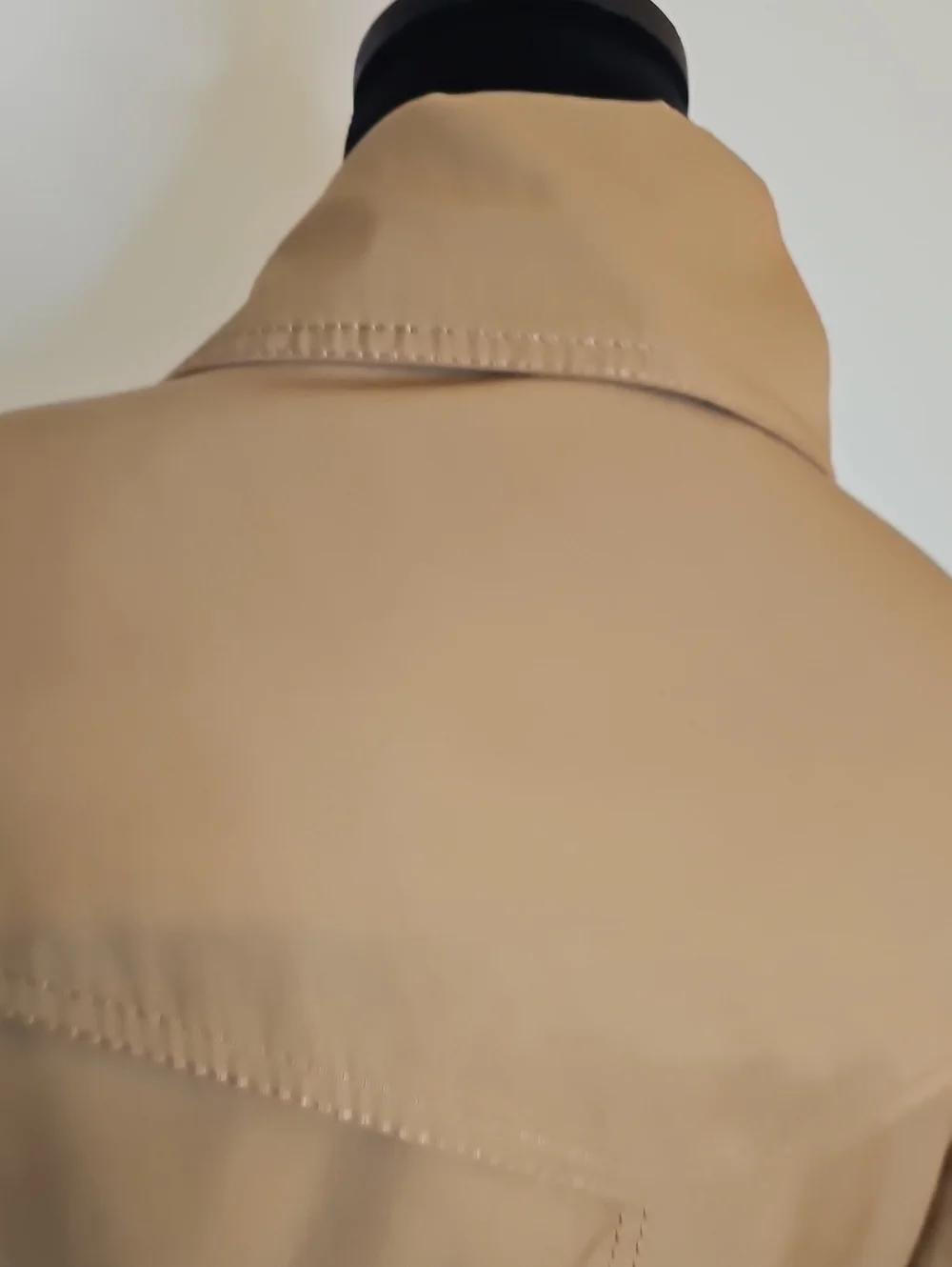 Vince Camuto Asymmetrical Zip Belted Trench Coat - Tan / Camel